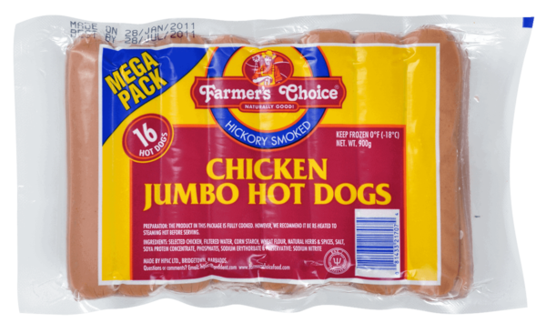 Farmer’s Choice Chicken Jumbo Hot Dogs Mega Pack