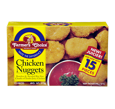 Farmer's Choice Chicken Nuggets | Boneless and Breaded Chunks of Tender Juicy Chicken | HIPAC Limited