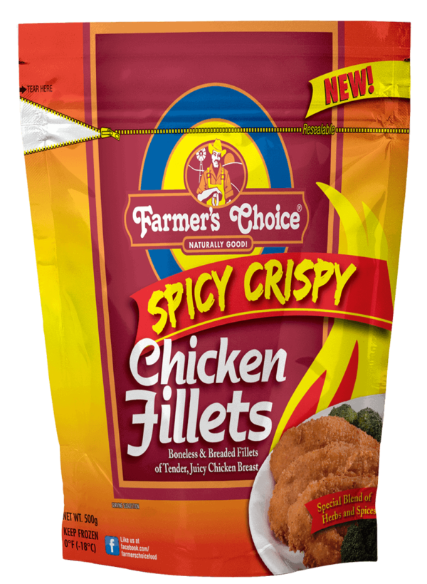 Farmer’s Choice Spicy Crispy Chicken Fillets Bag