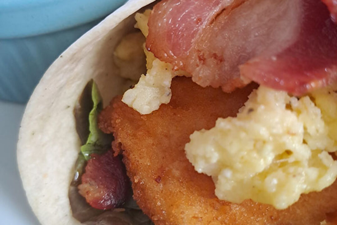 Chicken Fillet Breakfast Wrap (Serves 2)