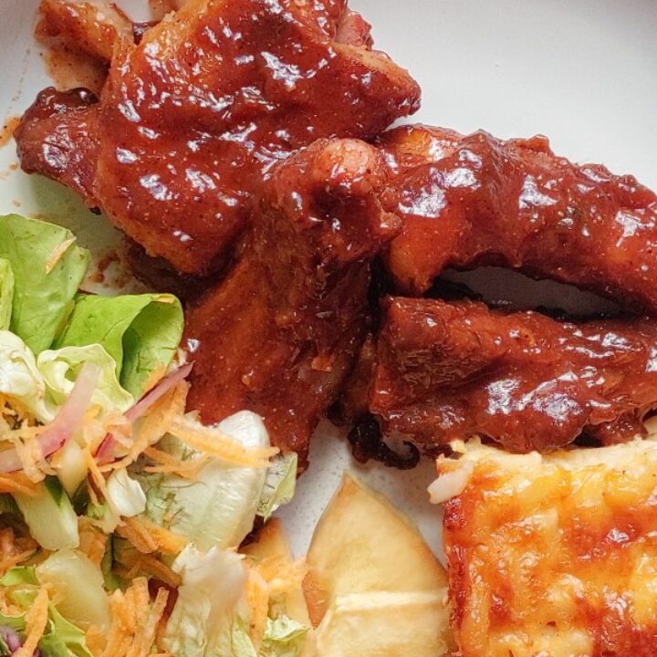 Oven Baked Smoked BBQ Pigtails